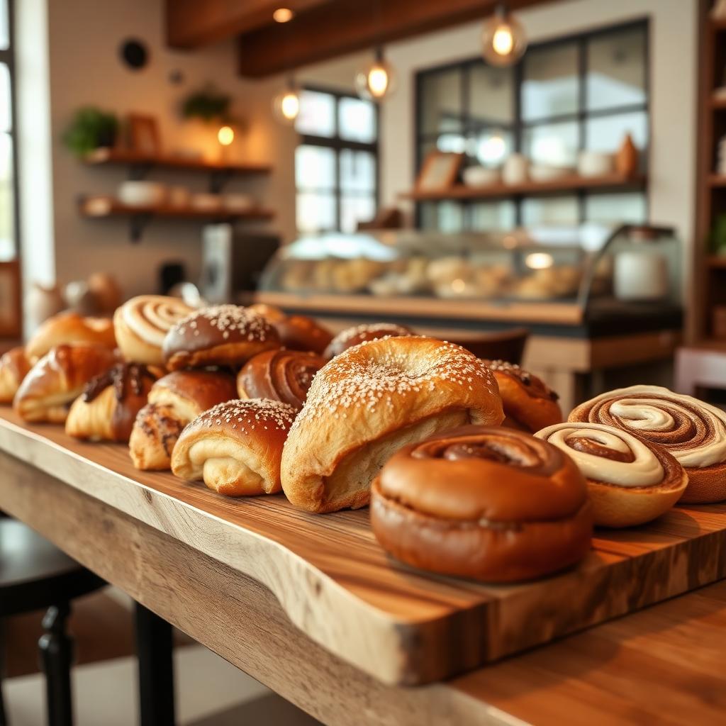 Baked each morning